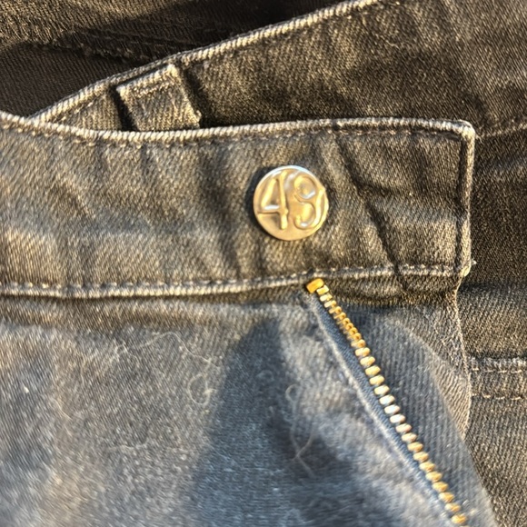 AG 5 Pocket Black Sophia Ankle Style Crop Jeans NWT - Picture 6 of 11